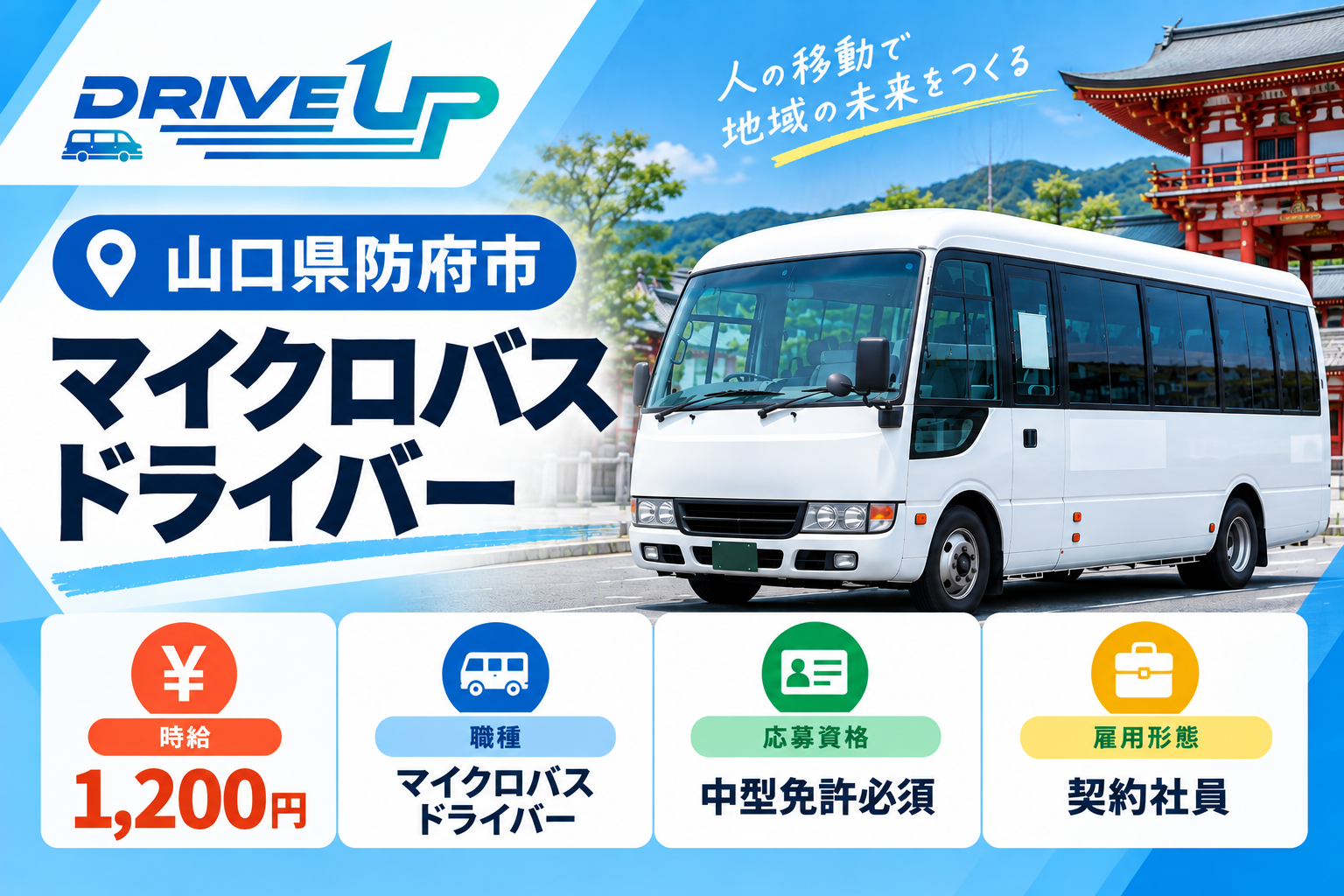 マイクロバスドライバー募集